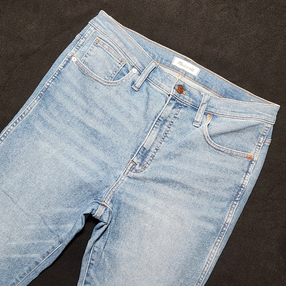 Madewell Denim - Madewell 10" High Rise Skinny Jeans Raw Hem